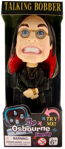 OZZY OZBOURNE TALKING BOBBLE HEAD 00320