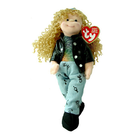TY TEENIE BEANIE BLOPPERS - TY TEENIE BEANIE BOPPERS POSEABLE DOLL  PAULA PLAUPPERSTASCHE 12 DOLLS 0113