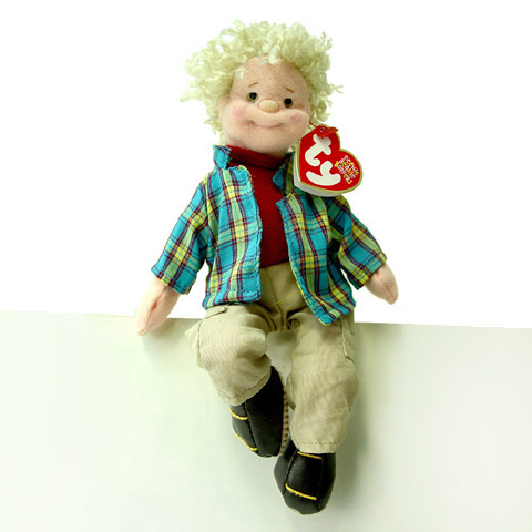TEENIE BEANIE BOPPERS - TYTEENIE BEANIE BOPPERS POSEABLE DOLL-RUGGED RUSTY 12 DOLLS 0300