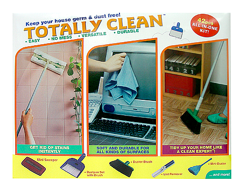 CLEANING KIT - TOTALLY CLEAN 42pc ALL IN ONE CLEANING KIT 08193