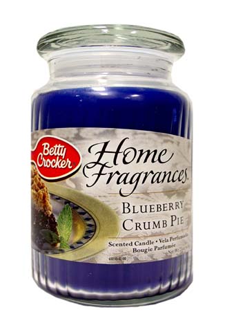 Betty Crocker Home Fragrances 23oz. Blueberry Pie 6 Piece Scented Candle 09190