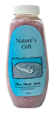 BATH SALT - NATURES GIFT FINE BATH SALTS 12 OZ-WAVE 100084WAVE