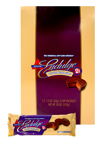 Atkins Endulge Bars ATKINS ENDULGE PEANUT BUTTER CUPS 15ct DISPLAY BOX F101435
