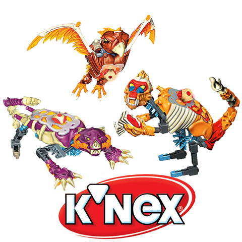 Knex Rekonstructors Zekorian Fossils Building Toys 6 Pcs. Asst. 10842