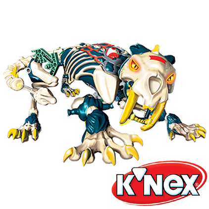 Knex Rekonstructors Zekorian Fossils Sabrix Building Toy 11501