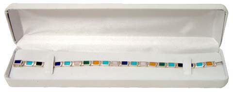 JADE SEGMENT 7 INCH BRACELET 16377
