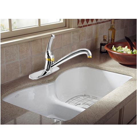Delta 180-CBWF Innovations? Single-handle Kitchen Faucet with swivel spout, in Chrome & Brilliance finish 180-CBWF