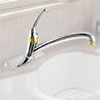 Delta Innovations? Single-handle Kitchen Faucet with swivel spout, in Chrome & Brilliance finish