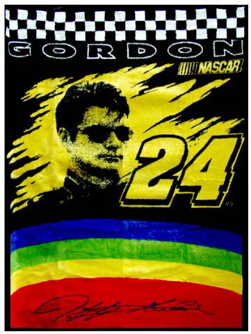 BEDDING BLANKET - JEFF GORDON NASCAR 60 X 80 BLANKET AND THROW 28749