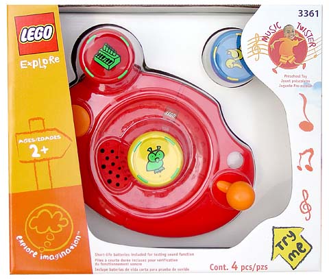 Lego Explore Preschool Music Twister Toy 3361