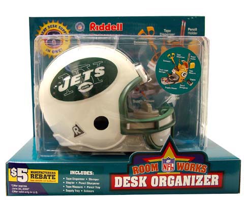 Riddell Ny Jets Desk Organizer Set 36227
