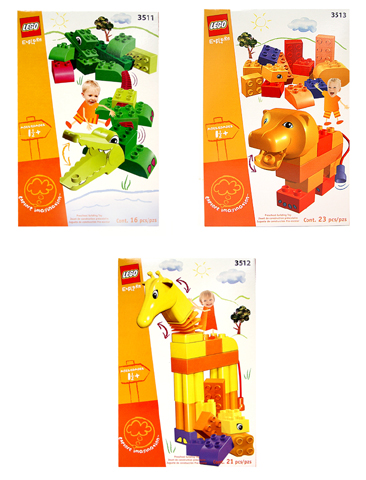 Lego 3511, 3512 & 3513 - LEGO ANIMATES 3pc ASSORTMENT - 3511, 3512 & 3513 4207465