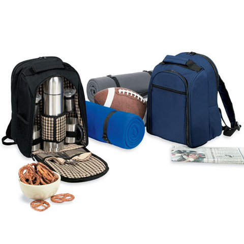 Navy Coffee/Picnic Backpack For 2 By Toppers 50990400