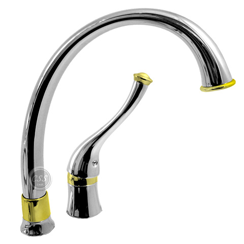 Delta Select-Brizo Kitchen Faucet - Delta Select (Brizo) Single-Handle Contemporary Kitchen Faucet, in Polished Chrome Brilliance? Brass Finish 61600PCBB170