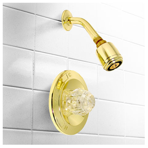 Delta 622 Classic Shower Faucet Polished Brass finish 622-PBTR