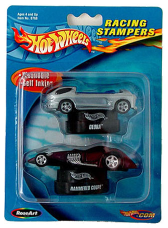 ROSEART HOT WHEELS 2PK RACING STAMPERS - ASST. STYLES 6768