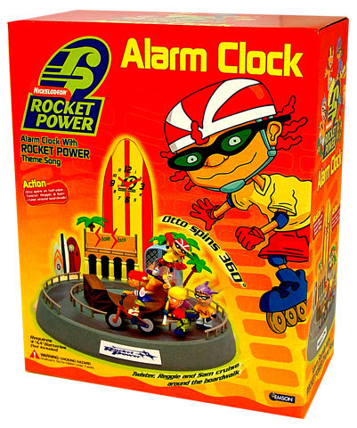 Nickelodeon Rocket Power Animated Action Alarm Clock 7491