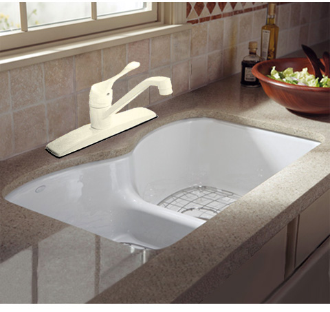 Peerless 8200-AL White Kitchen Faucet 8200AL