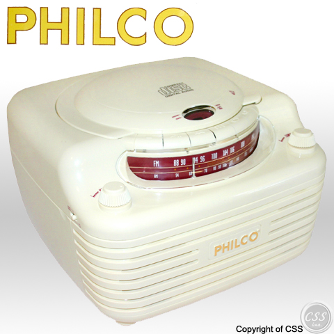 Philco Bakelux Turntable CD-Stereo Player 'Brand New' 841.230