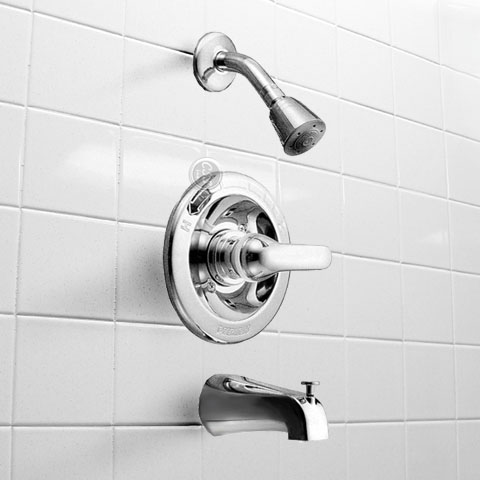 Peerless Tub Shower Faucet - Peerless? Pressure Balance Tub Shower Faucet 8774