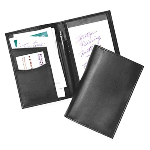 Black Simsbury Media-Folio W/Jotter & Gift Box By Toppers 89840500