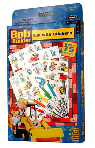 BOB THE BUILDER: ROSEART BOB THE BUILDER  FUN WITH SITCKERS SET FROM ROSEART 9011
