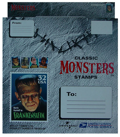Frankenstein United States Postal Service Classic Monster T-Shirt 98580548