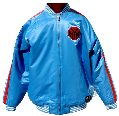 KNICKS Light Blue And Orange Jacket 9A93174