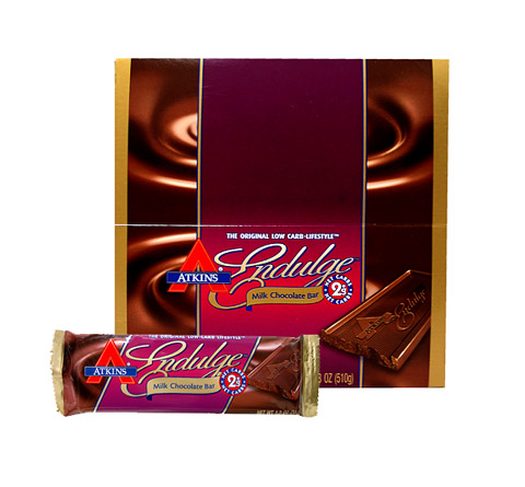 Atkins Endulge Bars ATKINS ENDULGE MILK CHOCOLATE 180 BARS CASE PACK WITH FREE SHIPPING F101461CASE