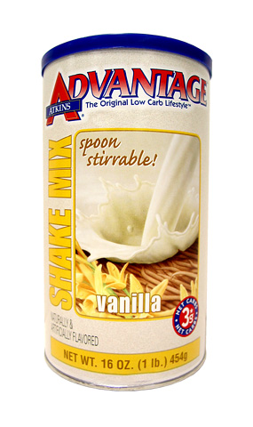 atkins shake ATKINS ADVANTAGE 16oz VANILLA SHAKE MIX 12 PIECES CASE PACK AVSHAKECASE