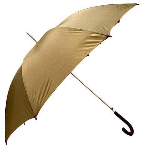 UMBRELLA - RAINSTOPPERS 48 INCH UMBRELLA WITH HOOK HANDLE ASST. COLORS B010