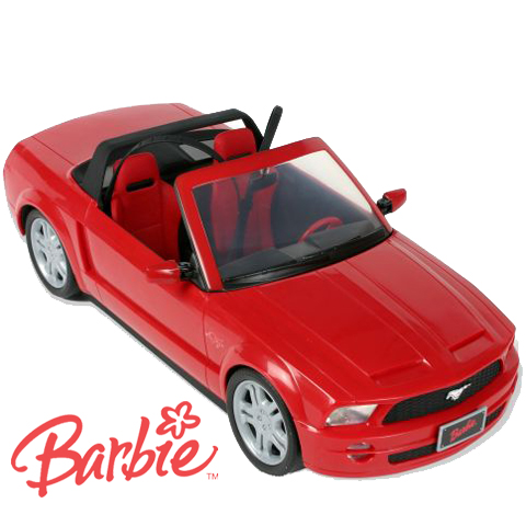 Barbie Ford Mustang Convertible - Barbie Ford Mustang Convertible Vehicle B6283