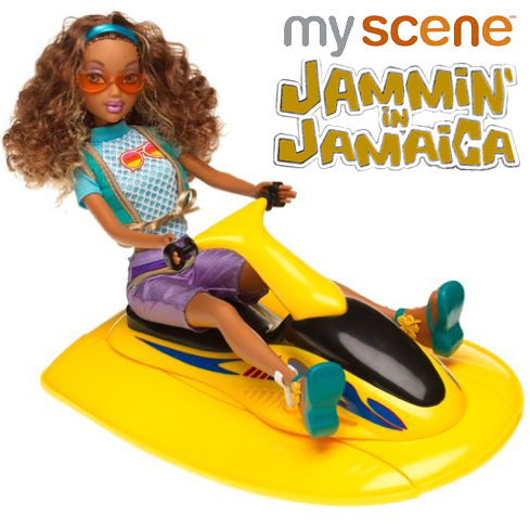 My Scene Jet Ski Madison - My Scene Jammin' in Jamaica Surfrider Jet Ski - Madison Doll C0844-C4891