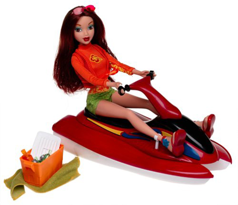 My Scene Jet Ski Chelsea - My Scene Jammin' in Jamaica Surfrider Jet Ski - Chelsea Doll C0844-C4892