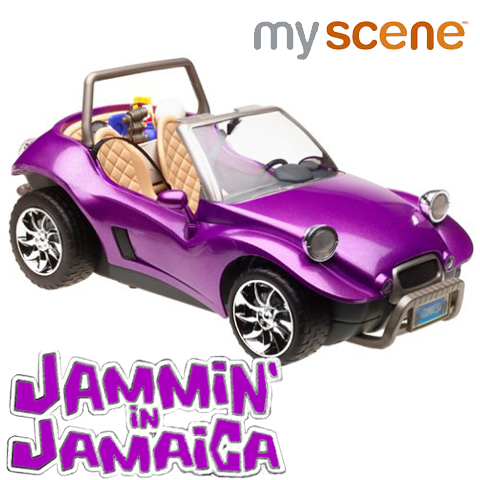 My Scene Beach Ride - My Scene Jammin In Jamaica My Beach Ride Vehicle - Purple C0858-C4207