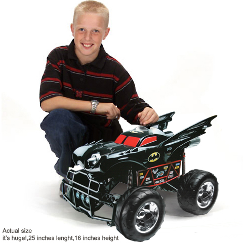 Batman Radio Control 6V Giant Batman Monster Jam Truck - Tyco Radio Controlled Giant Batman Monster Jam Truck C4639