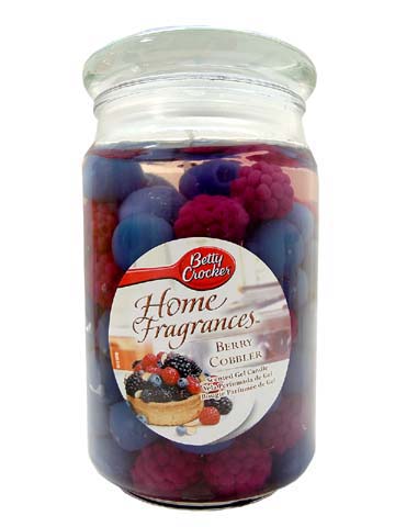 Betty Crocker Home Fragrances 17oz Berry Cobbler Scented Gel Candle CA09922