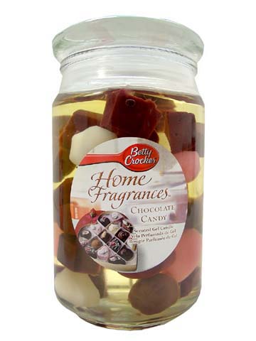 SCENTED GEL CANDLE - BETTY CROCKER HOME FRAGRANCES 17oz CHOCOLATE CANDY SCENTED GEL CANDLE CA09923