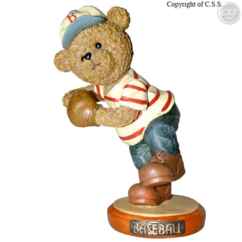 Baseball Bear Figurine CA40789