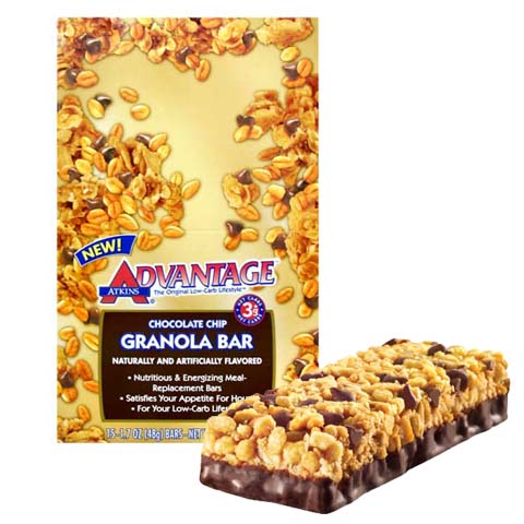 Atkins Advantage Chocolate Chip Granola Bars CHOCOLATECHP