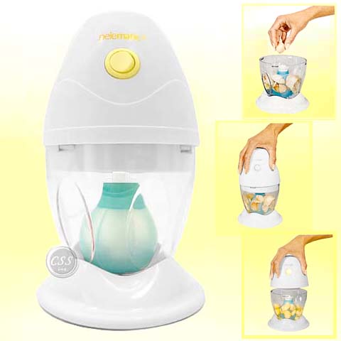 Electric Garlic Peeler - Electric Garlic Peeler & Vegetable Chopper CI-0223
