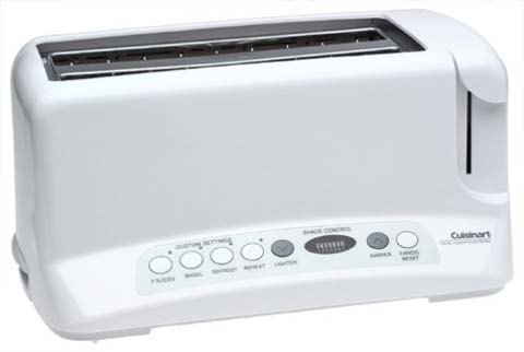 Cuisinart Toaster Cuisinart Custom Control� Total Touch� 4 Slice Electronic Toaster CCPT65