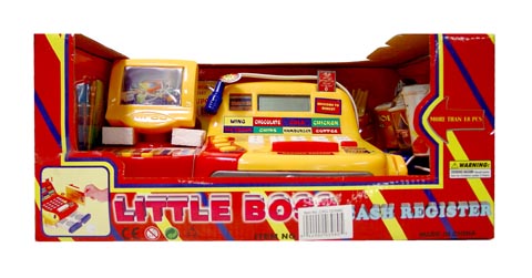 TOY CASH REGISTER - LITTLE BOSS BOY'S CASH REGISTER TY3980