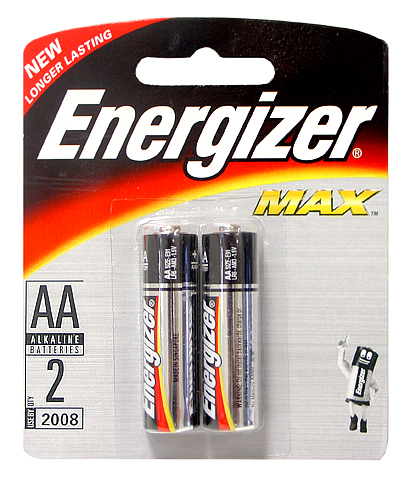 ENERGIZER BATTERIES : ENERGIZER MAX 2PK AA BATTERIES E91BP2