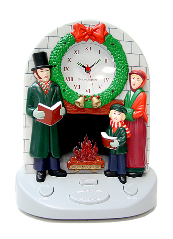 Soundesign Musical Christmas Carol Clock EC3125G