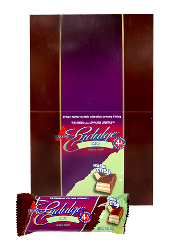 Atkins Endulge Bars ATKINS ENDULGE MINT CREME WAFER CRISP 180 BARS CASE PACK WITH FREE SHIPPING F32242CASE