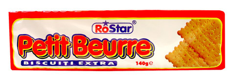 SNACKS - ROSTAR PETIT BEURRE BISCUIT 140g. FBIS140
