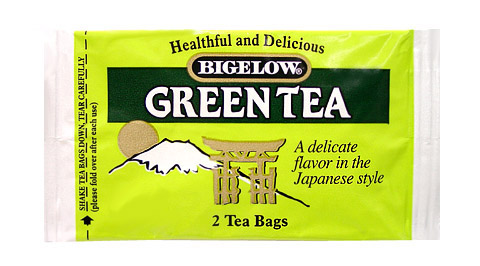 BIGELOW GREEN TEA - BIGELOW 1000ct GREEN TEA 2pk TEA BAG F129727