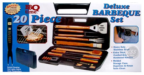 BBQ Time - Deluxe 20-Piece Barbeque Set GRHW920