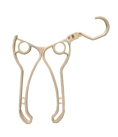 FOLDING HANGERS - BETTER HANGER 10ct FOLDING HANGERS - ALMOND H00101